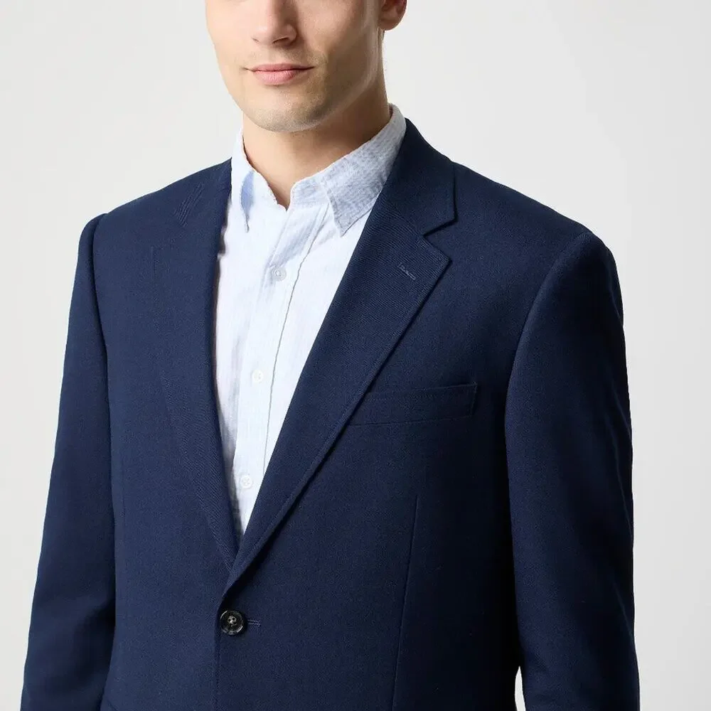 NWT J Crew Factory Classic-Fit Thompson University Blazer Navy Blue 38R